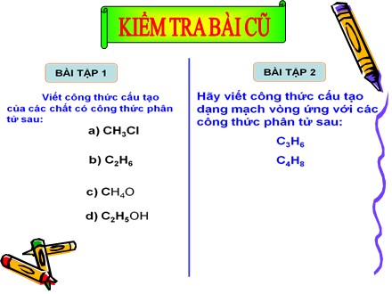 Bài giảng môn Hóa học Lớp 9 - Tiết 45, Bài 36: Metan