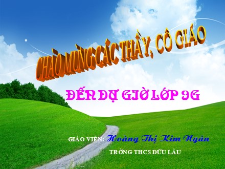 Bài giảng Ngữ văn 9 - Tiết 99: Nghị luận về một sự việc, hiện tượng đời sống - Hoàng Thị Kim Ngân