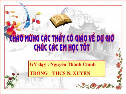 Bài giảng Toán hình 8 - Tiết 46: Trường hợp đồng dạng thứ 3 - Nguyễn Thành Chinh