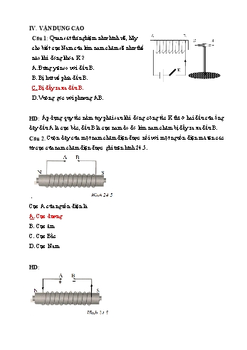 Bài tập ôn tập Vật lí 9 - Chủ đề Điện từ học (Vận dụng cao)