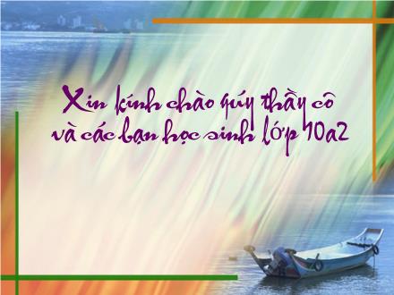 Bài giảng Tin học Lớp 10 - Bài 4: Bài toán và thuật toán - Trường THPT Giao Thủy C