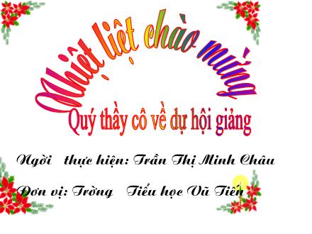 Bài giảng Toán Lớp 5 - Luyện tập về tính diện tích - Trần Thị Minh Châu