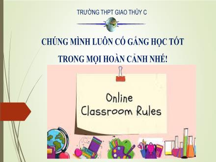 Chủ đề Hướng nghiệp - Trường THPT Giao Thủy C