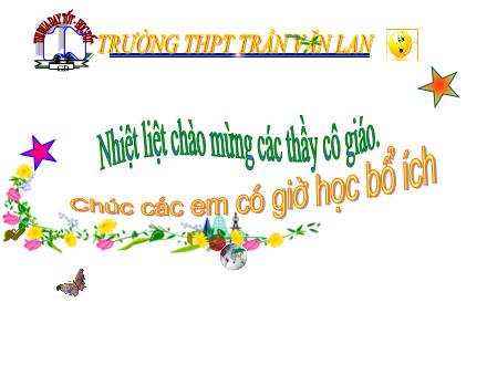Bài giảng Toán Lớp 10 - Phương trình quy về phương trình bậc nhất, bậc hai - Trường THPT Trần Văn Lan