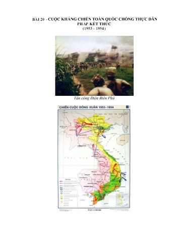 Hướng dẫn ôn tập Lịch sử Lớp 12 (Đợt 1) - Trường THPT Trực Ninh